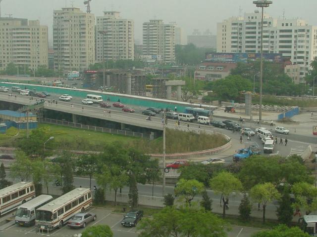 View of Beijing city apts