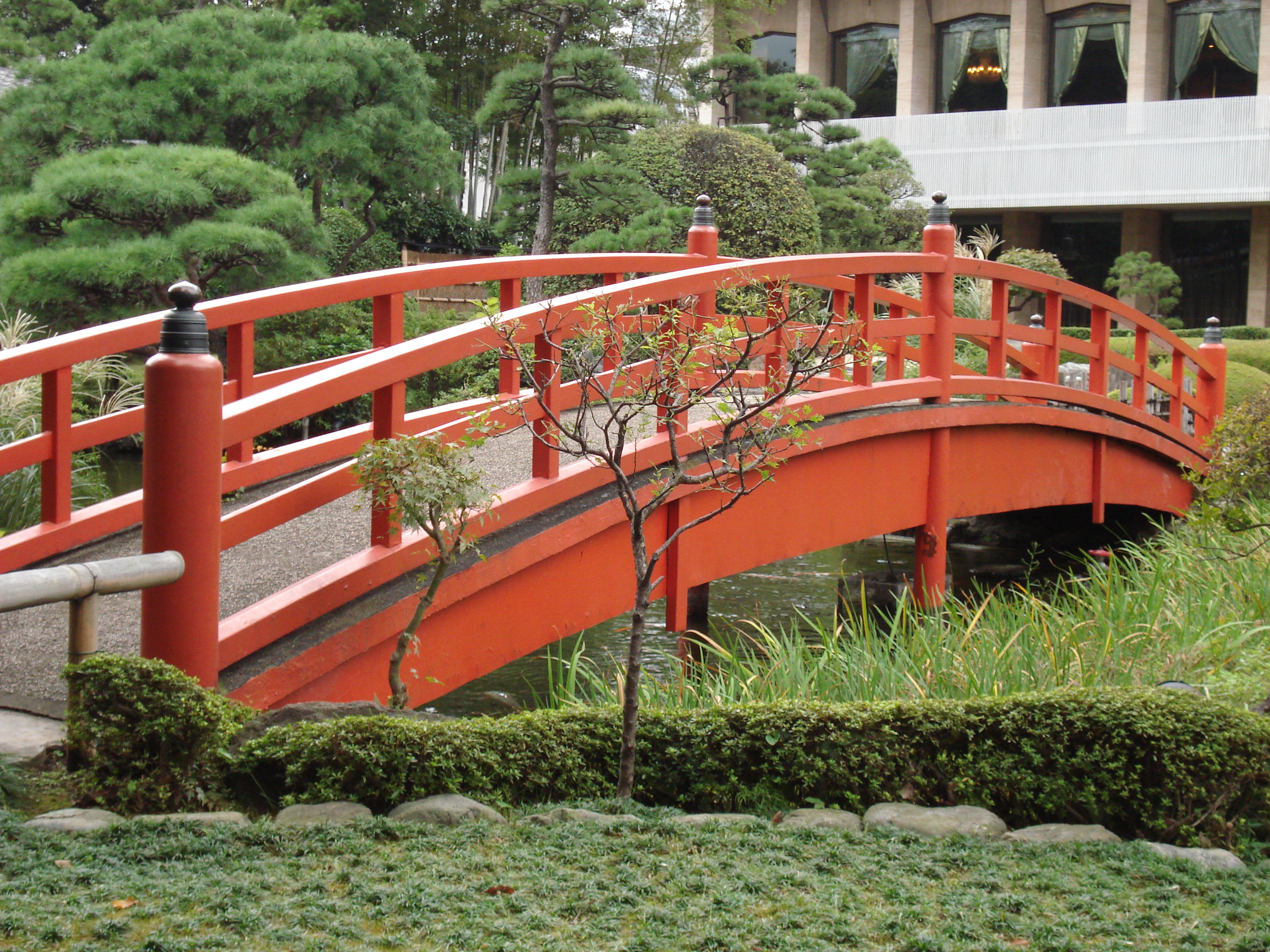 Bridge in a Japanese garden