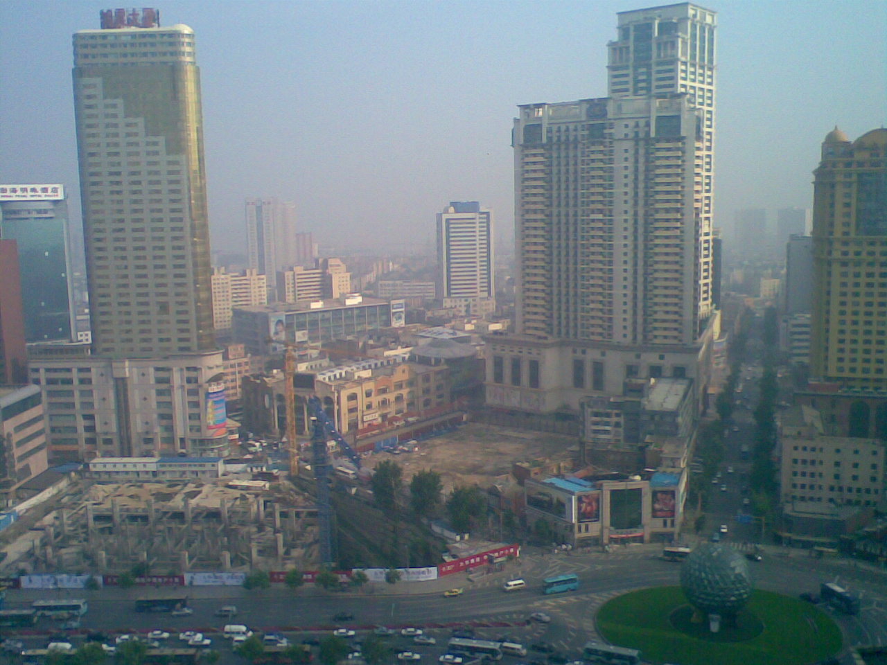 Friendship Square in Dalian (view from 25 th floor).jpg