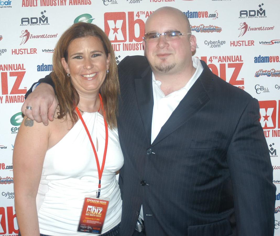 Holly (Nakedsword) and friend at the XBiz Awards 1.jpg