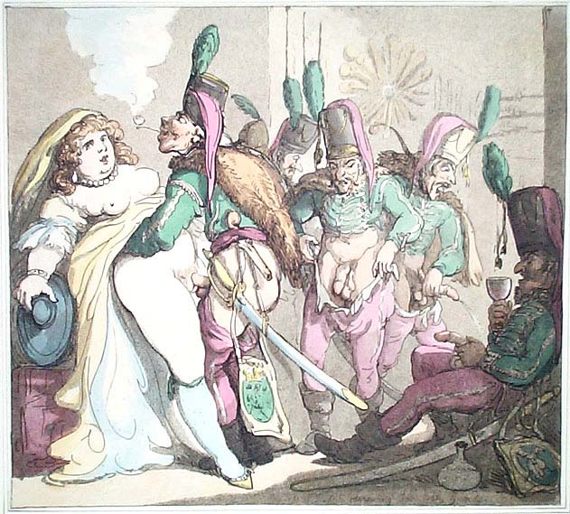 Thomas Rowlandson erotic engravings