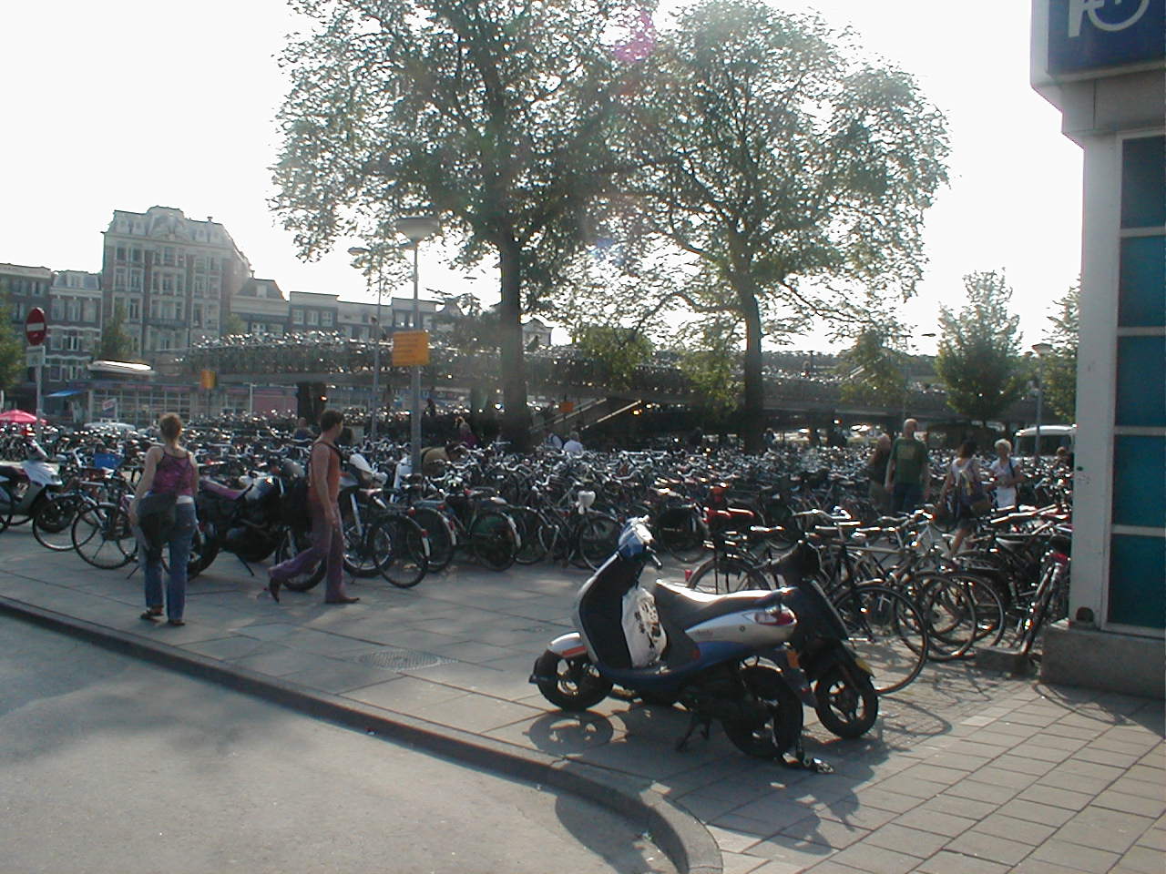 dario bicycles at amsterdam central station the netherlands transport bikes