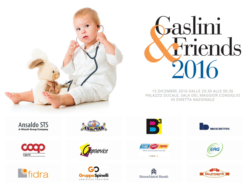 Genova: Gaslini & Friends, il 15 dicembre serata benefica volta alla raccolta ...