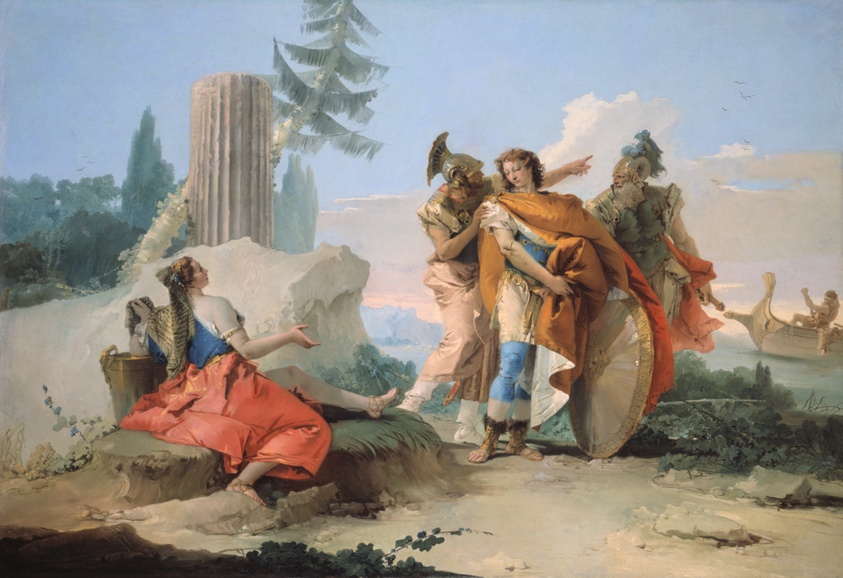 Armida Abandoned by Rinaldo (1742/45) // Giovanni Battista Tiepolo (Italian, 1696-1770)