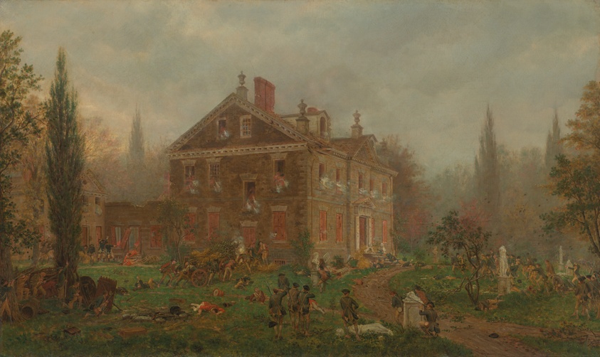 The Attack on Chew's House during the Battle of Germantown, 1777 (1878) // Edward Lamson Henry American, 1841-1919