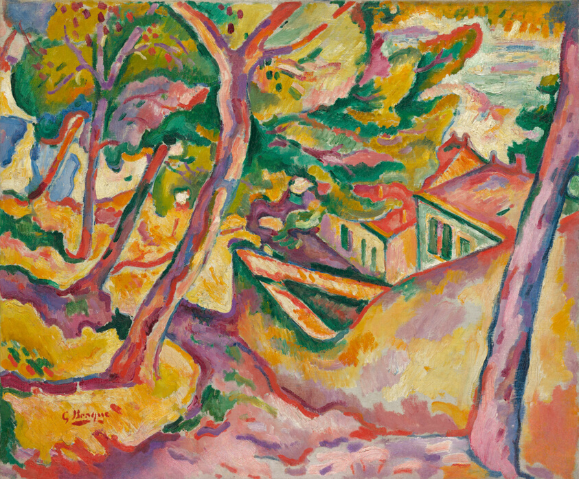 Landscape at L'Estaque (1906) // Georges Braque French, 1882-1963