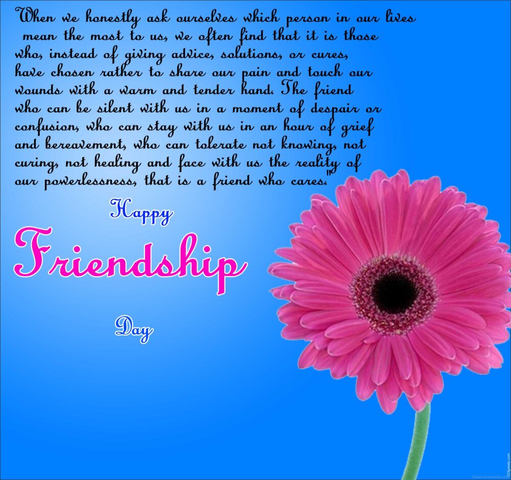 Happy Friendship Day Quote And Saying - DesiComment…