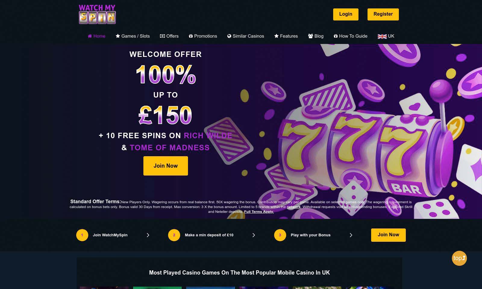 Watch My Spin Sister Sites - Play at Sites like Watch My Spin Casino (2024)