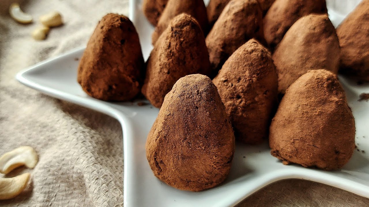 🍫Шоколадные Трюфели по вегану без сахара🍩