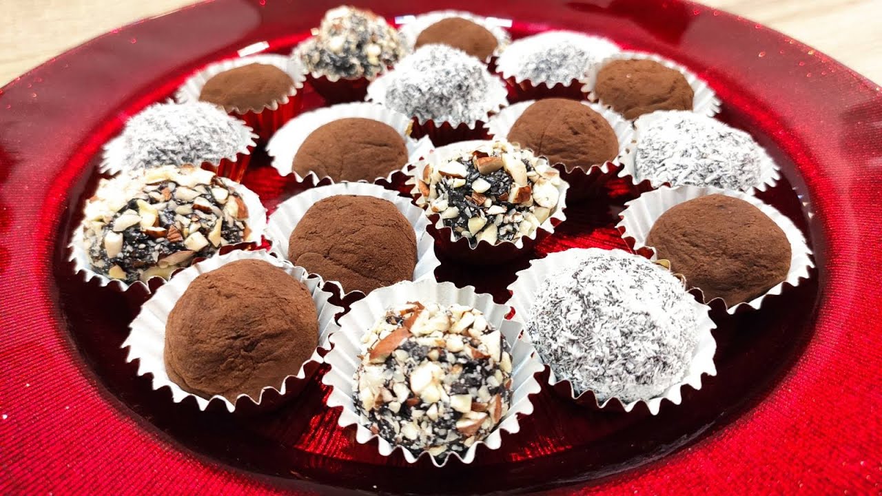 Chocolates / Homemade chocolate truffles, easy and very tasty / homemade chocolates