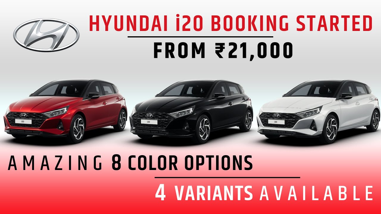 2020 Hyundai i20 Booking Started 🔥 8 Color Options - Engine Options, Features & Variants Explained🔥