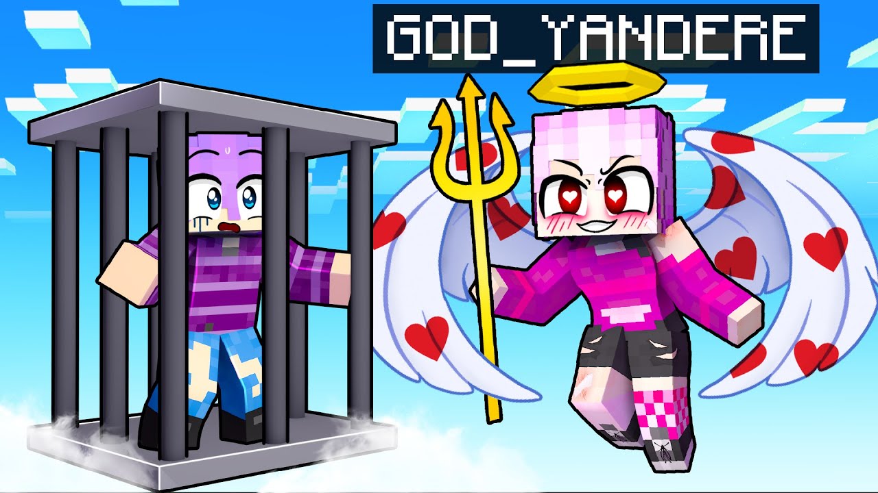 Escaping My YANDERE God in Minecraft