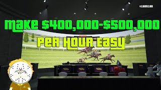 GTA Online How To Make $400,000-$500,000 Per Hour Horse Betting Easy ( Read Top Comment )