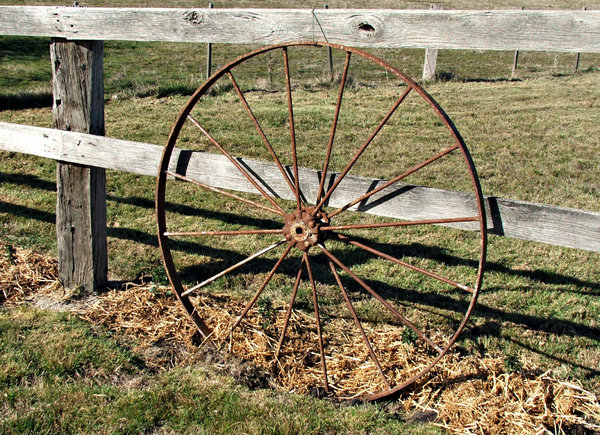 rusty hard wheel