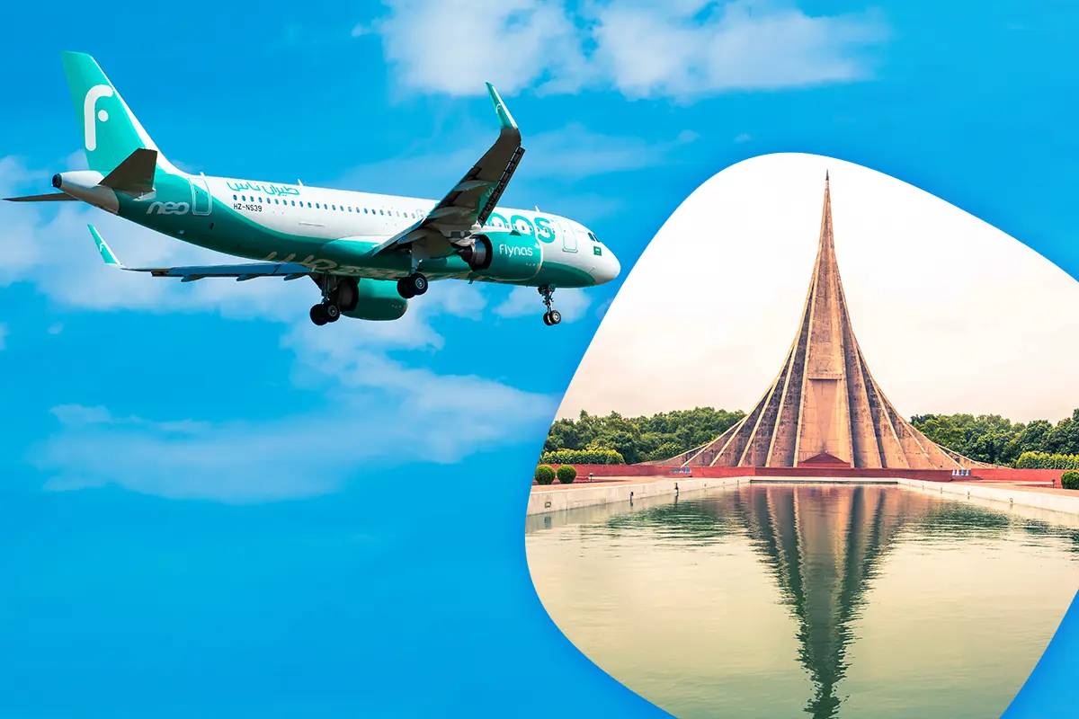 Flynas Announces New Direct Flights from Jeddah and Madinah to Dhaka - Wego Travel Blog