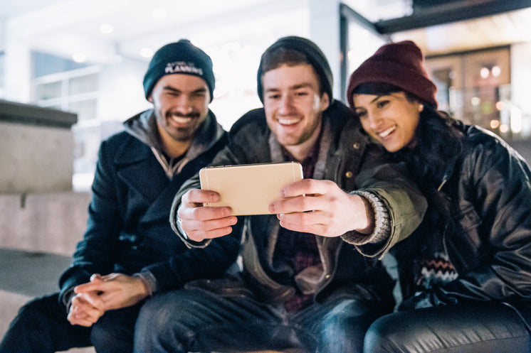 Friends Taking a Selfie