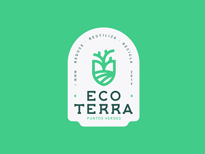 Eco Terra - Branding ai brand branding eco eco friendly illustrator logo mark recycle