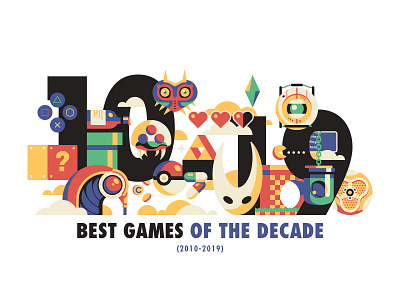 Best Games of the Decade (2010-2019) bioshock hollow knight illustration mario metroid pokemon rocket league sims video games zelda