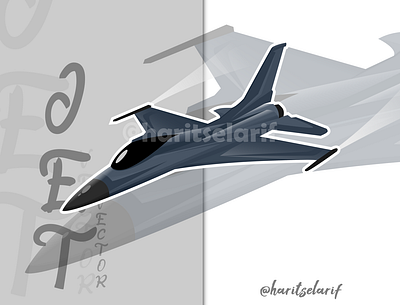 Jet Fighter Illustration air defense air safety army design elegant f 16 eagle fighter gradient graphic design haritselarif illustration illustration art jet fighter illustration pesawat jet pesawat tempur plane plane lover png soldier vector