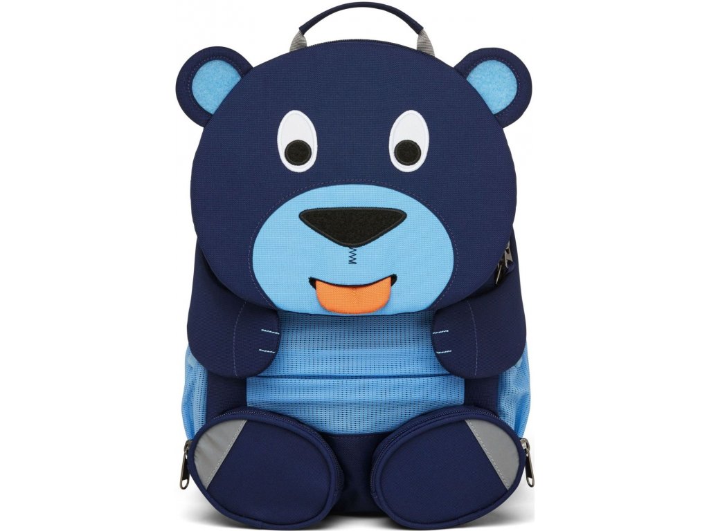 Dětský batoh do školky Affenzahn Large Friend Bear - blue