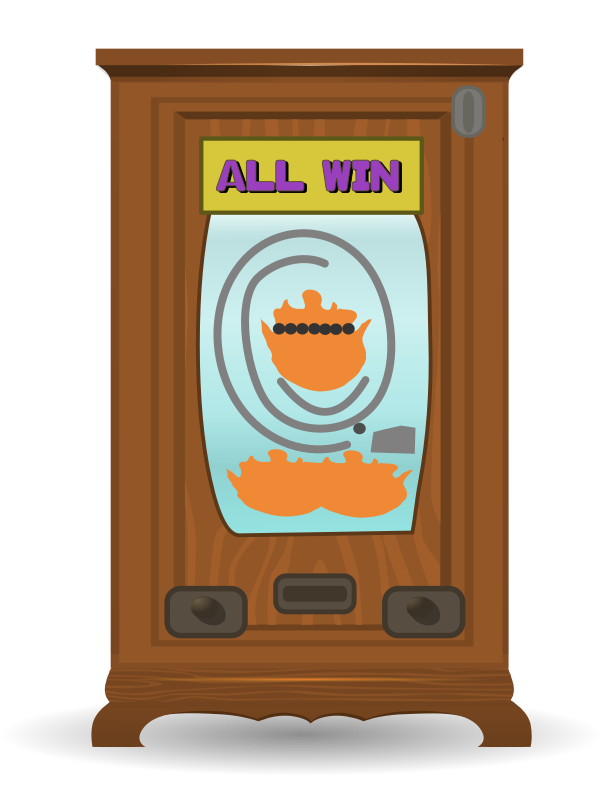 Allwin Wooden Slot Machine - Free SVG