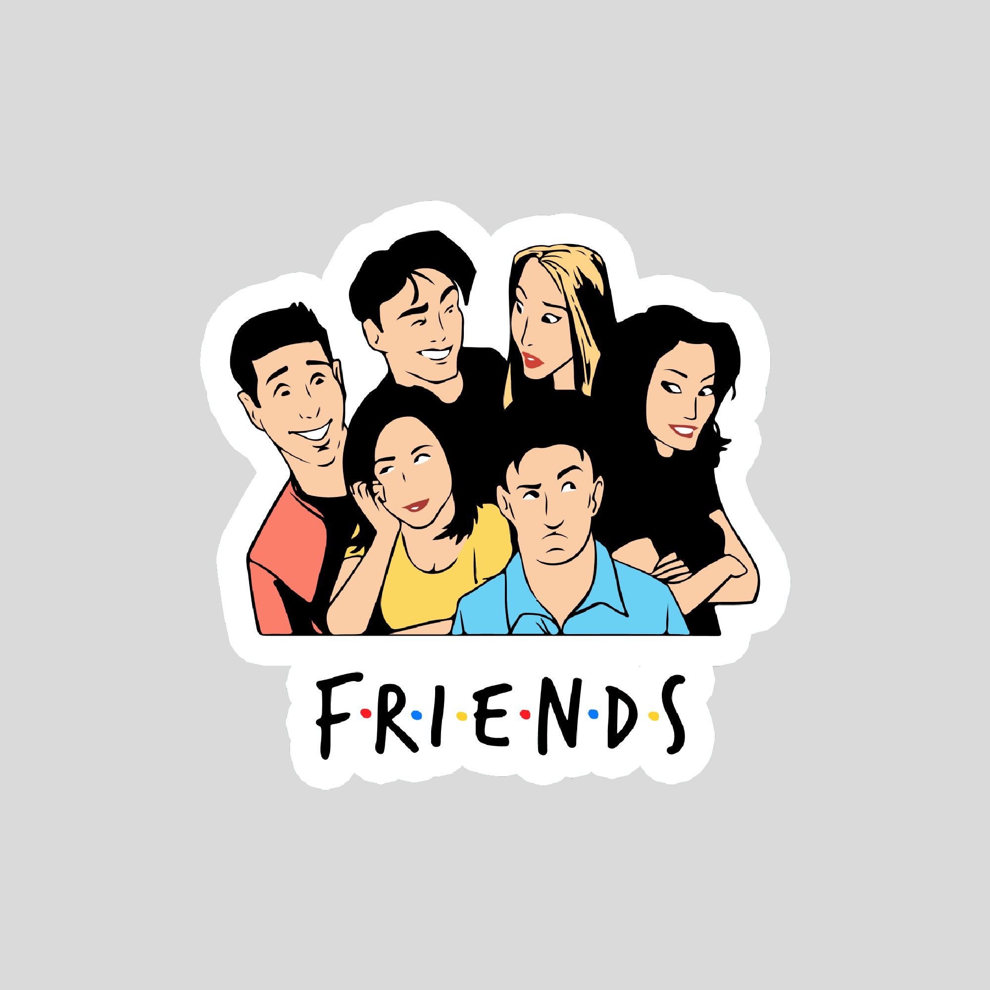 Friends Vinyl Sticker - Etsy