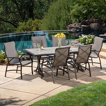 Sunvilla Preston 7-piece Woven Dining Set 