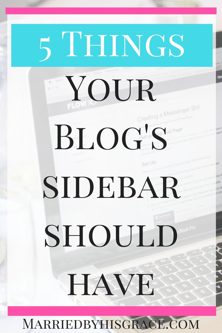 What Should My Blog\u0026#39;s Sidebar Have? | Blog sidebar, Business blog, Blog ...