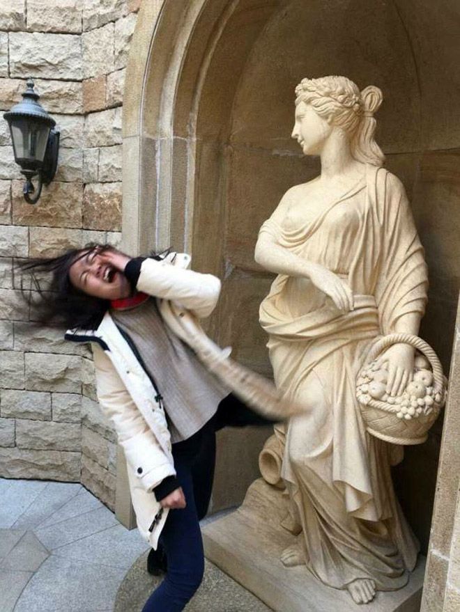 Breaking News: Statues Have Started To Beat Up Humans!