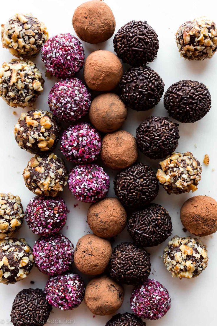 Homemade chocolate truffles Homemade chocolate truffles, Truffle recipe chocolat