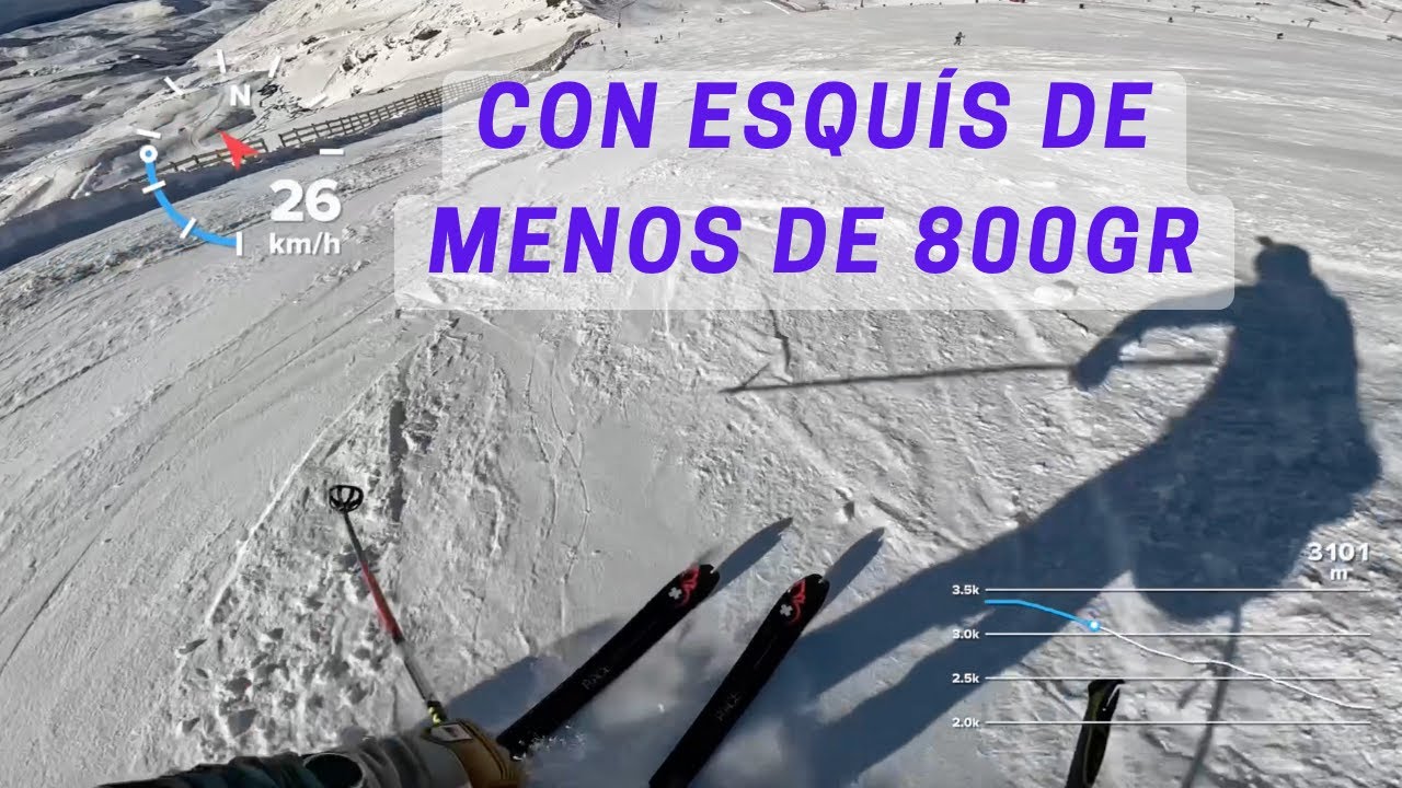 Del PICO VELETA hasta abajo SIN PARAR [1300m de desnivel] ⛷️