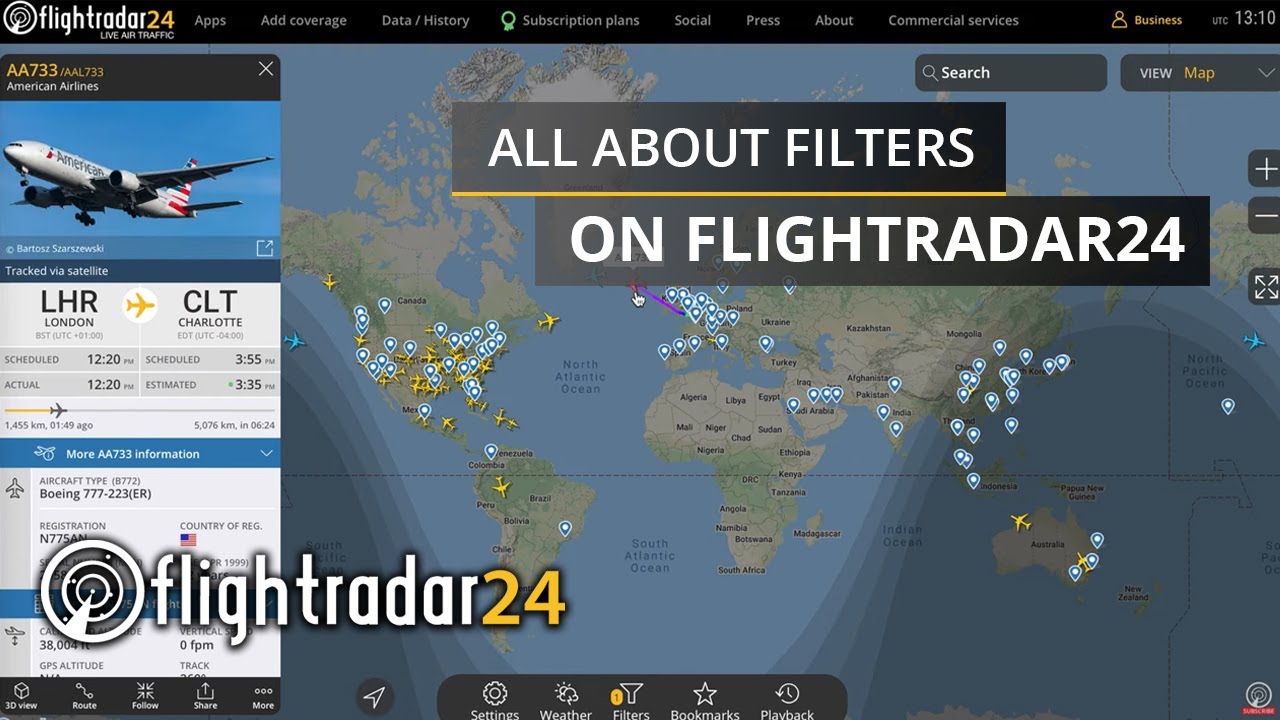 Tutorial: all about Filters on Flightradar24