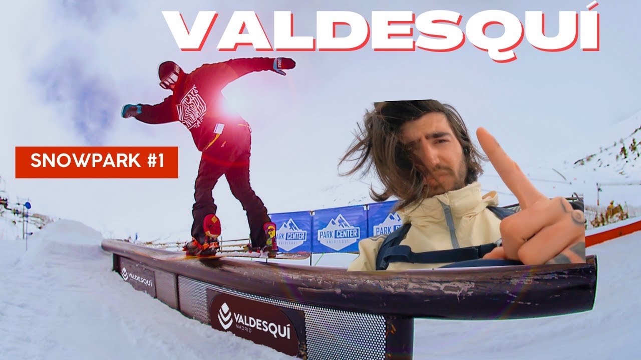 ❄️ La MEJOR ESTACIÓN de MADRID - VALDESQUÍ 🏂 Snowboard Vlog