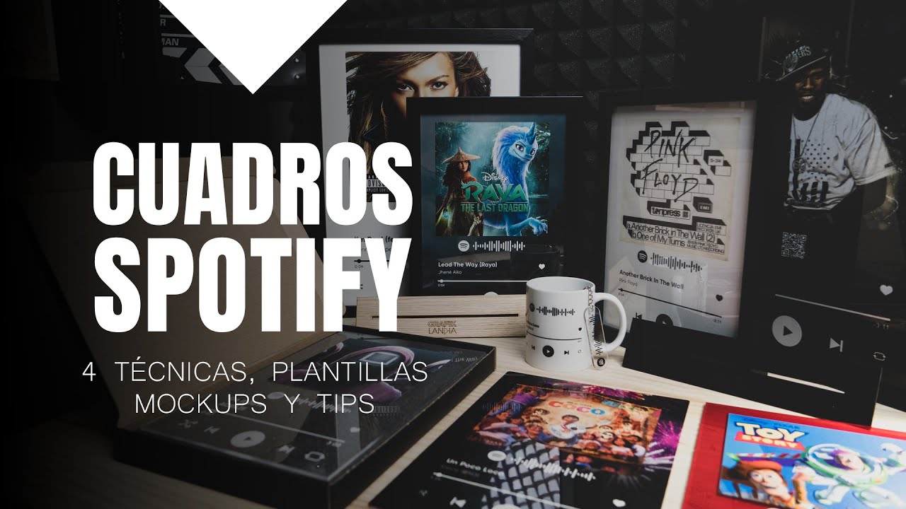 🔊Cómo PERSONALIZAR cuadros, tazas y llaveros de SPOTIFY