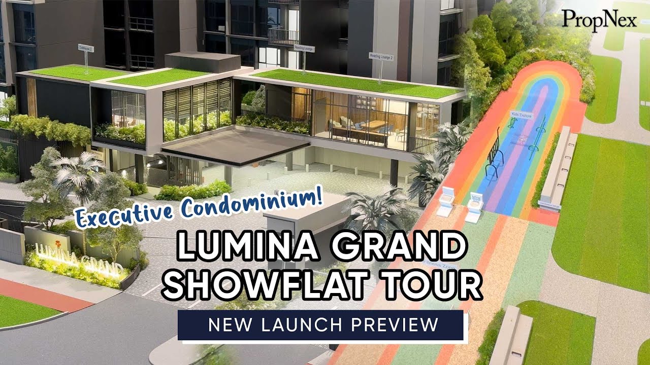 Lumina Grand Showflat New Launch Preview Walkthrough - YouTube