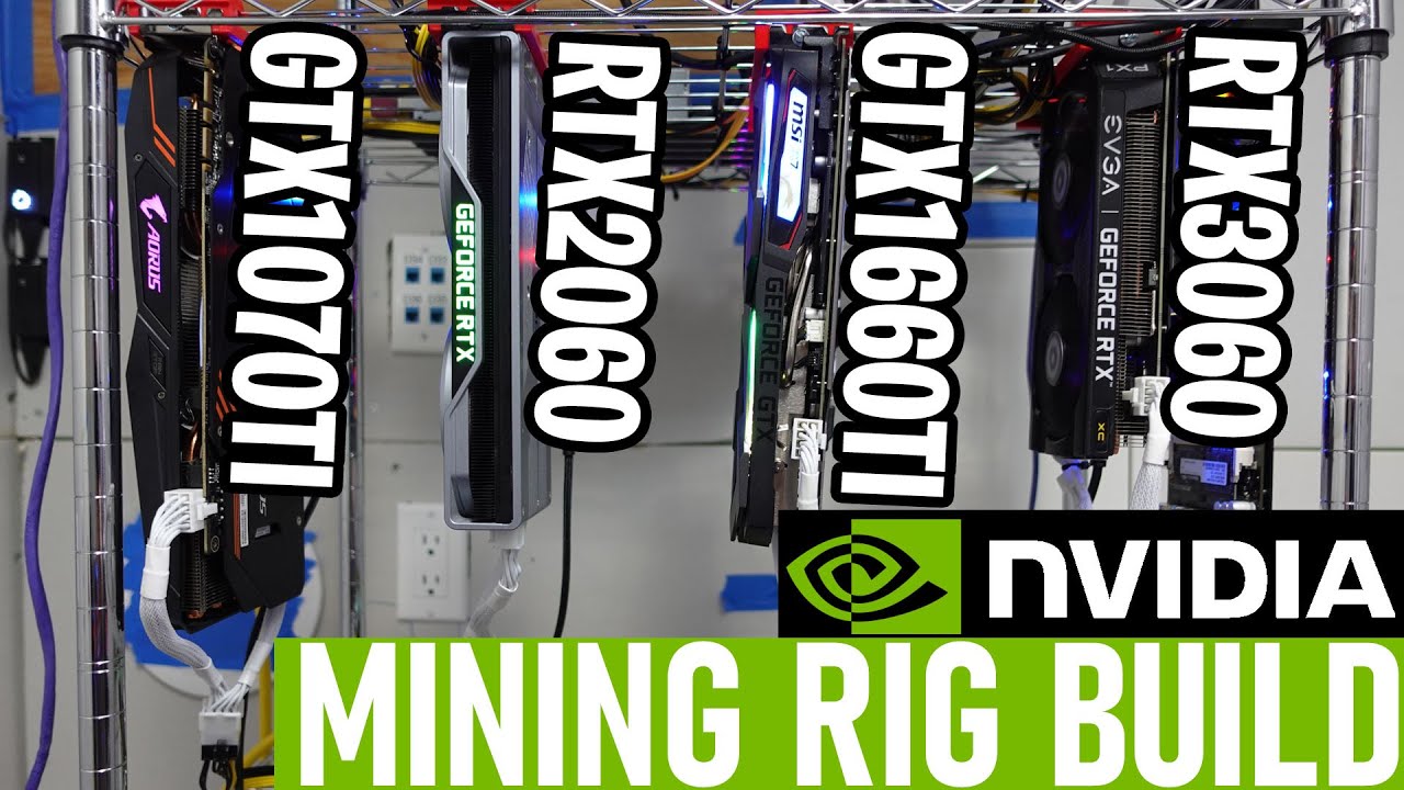 Building an NVIDIA Mining Rig - RTX3060 RTX2060 GTX1660TI GTX1070TI