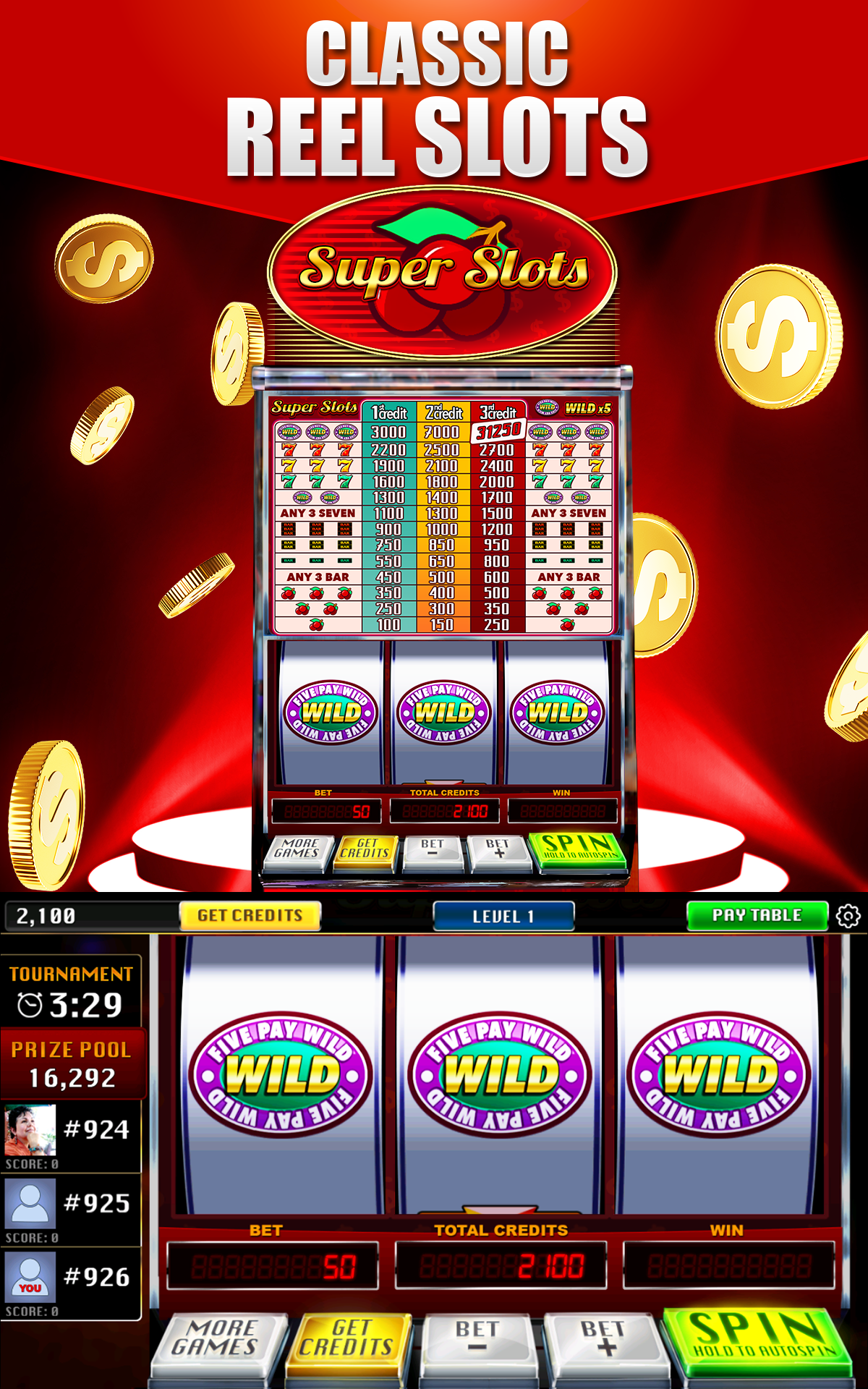 Real Vegas Slots - Free Vegas Slots 777 Fruits Casino Games Classic ...