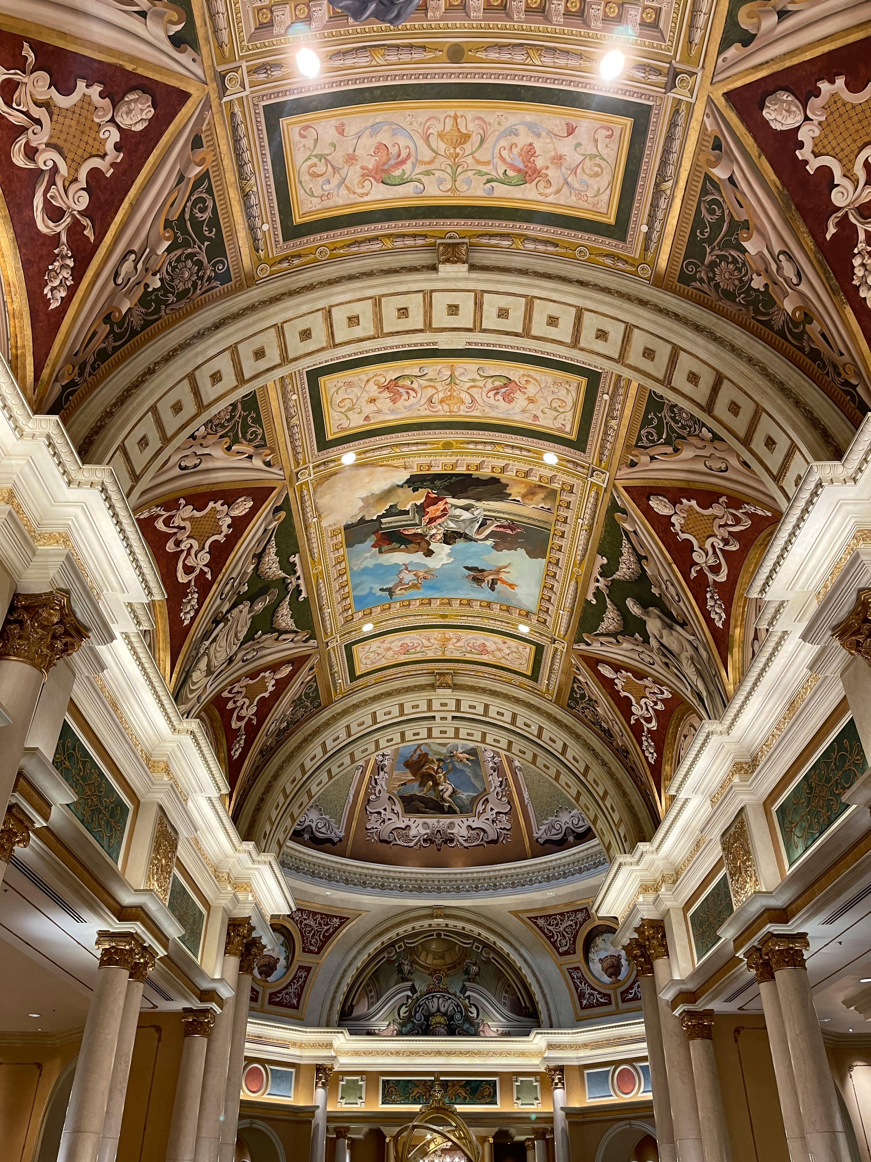 paintings on ceiling