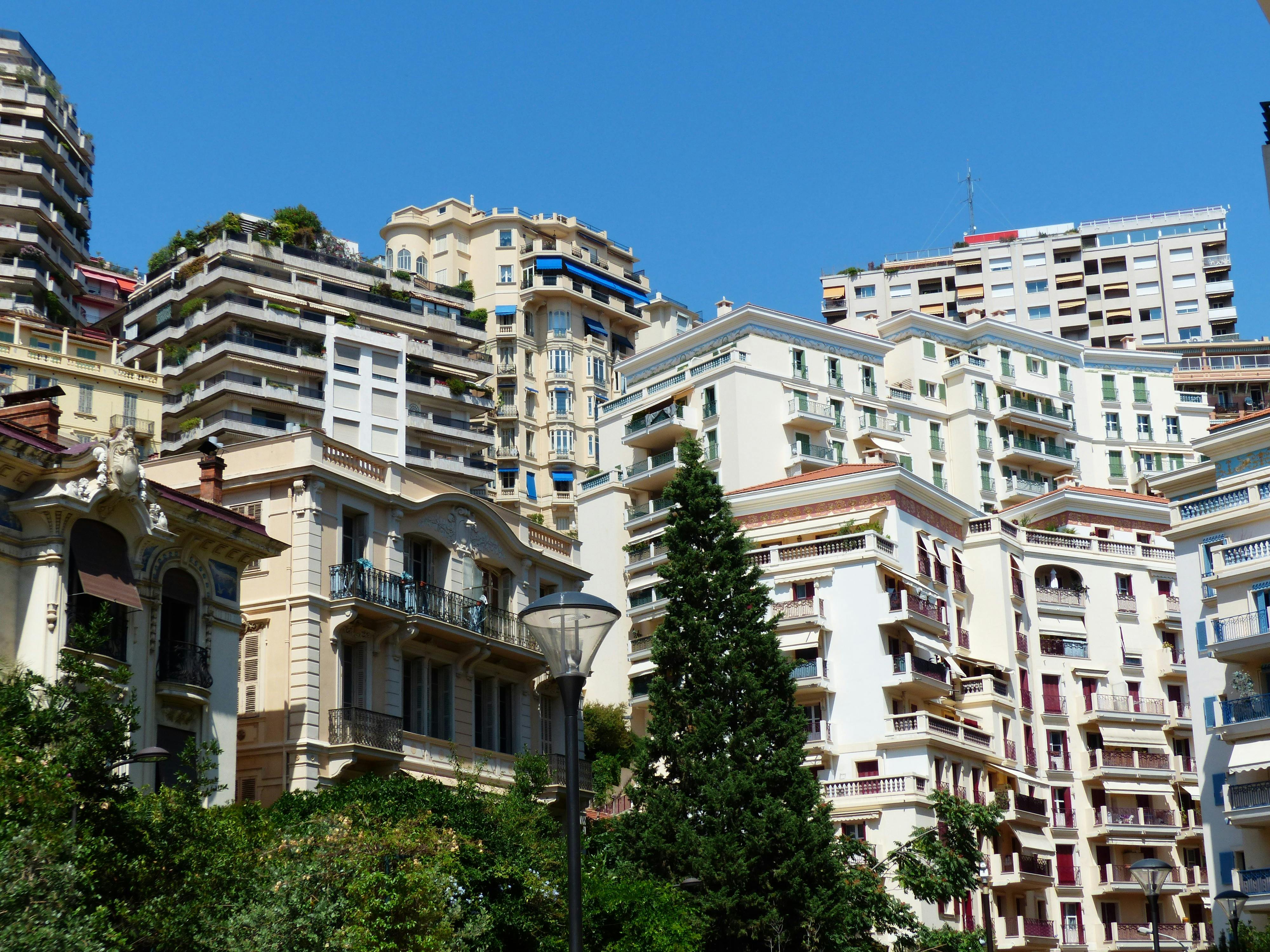 low angle photography of high rise buildings