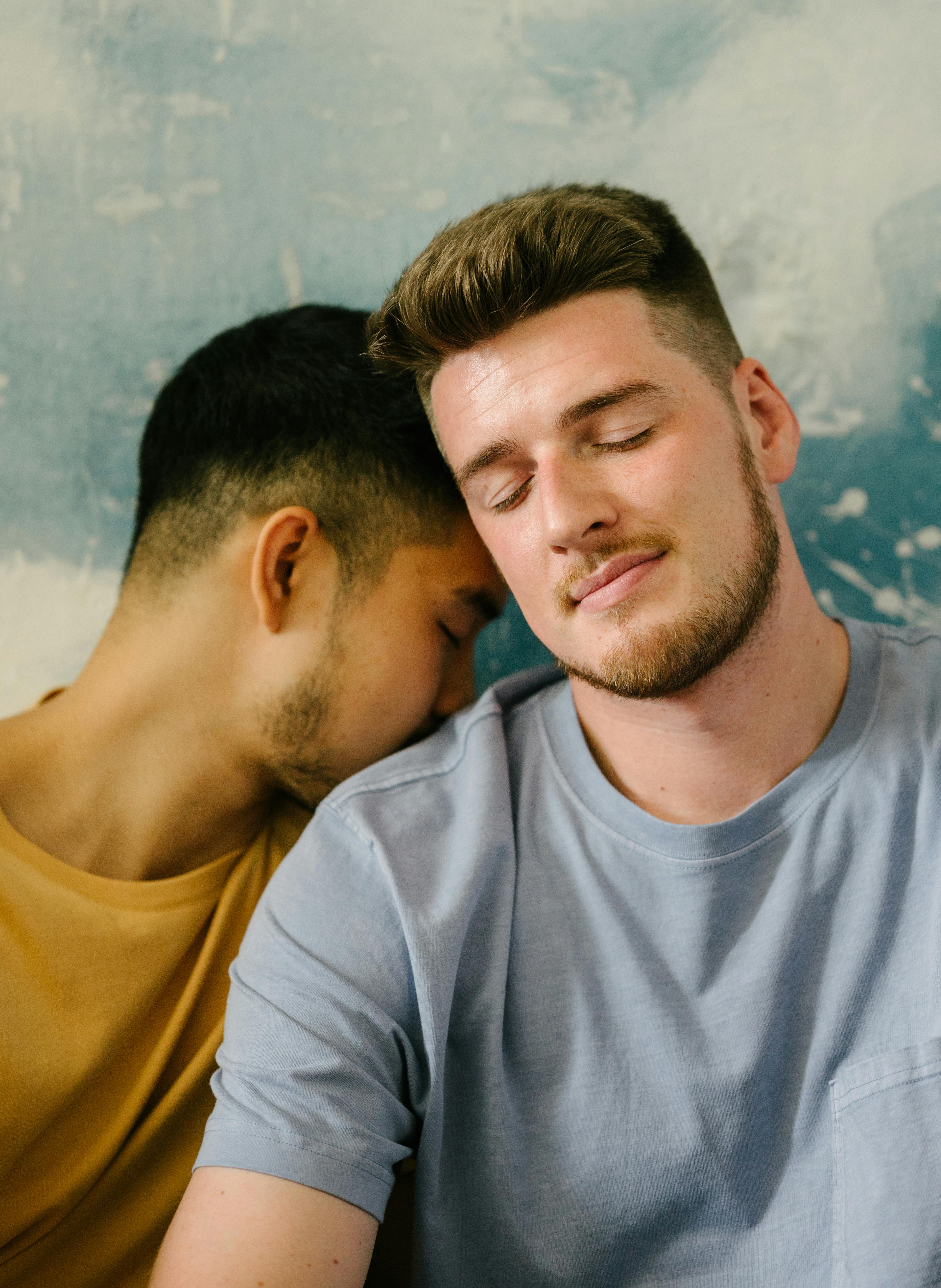 Two Men Being Affectionate \u00b7 Free Stock Photo