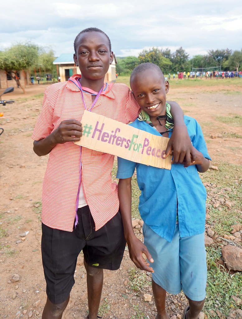 Haron (a Pokot boy) and Shadrack (an Ilchamus boy), 2 new Friends for Peace