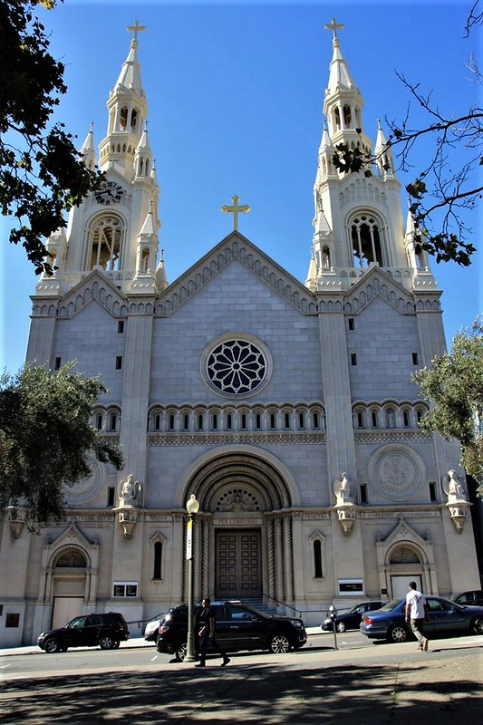 Saints Peter And Paul Church, 666 Filbert Street, North Beach, San Francisco, California, USA.