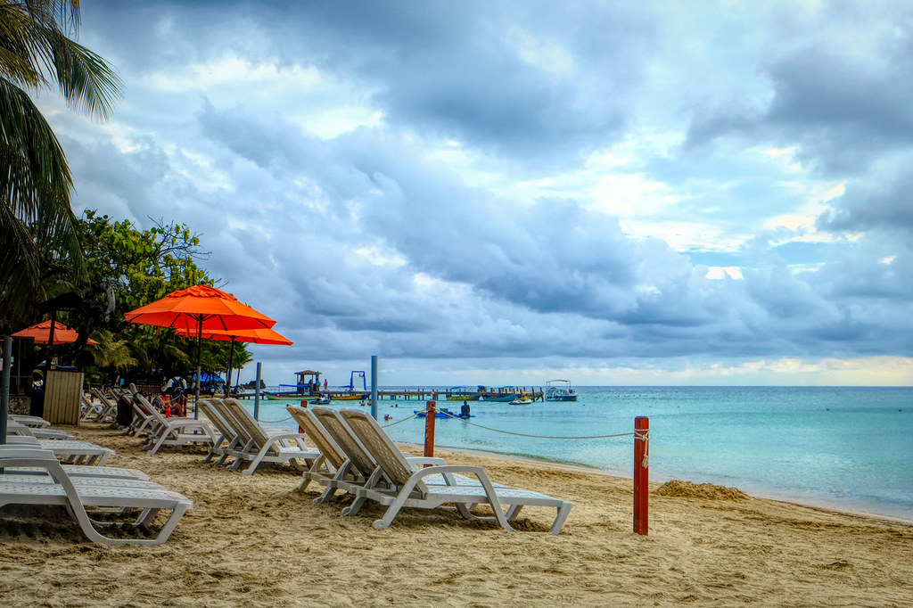 West Bay Beach at Roatan, Honduras