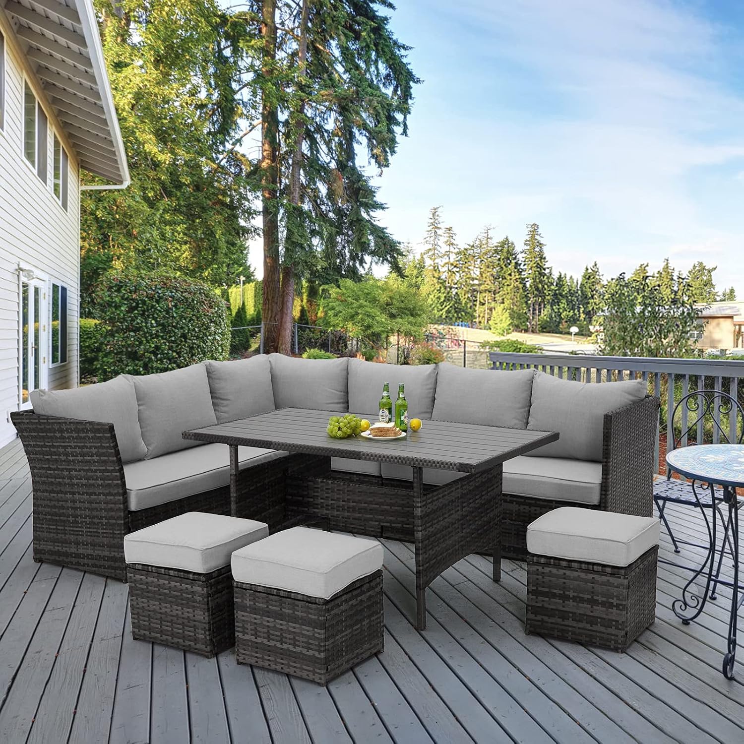 Outdoor Wicker Patio Furniture Set 