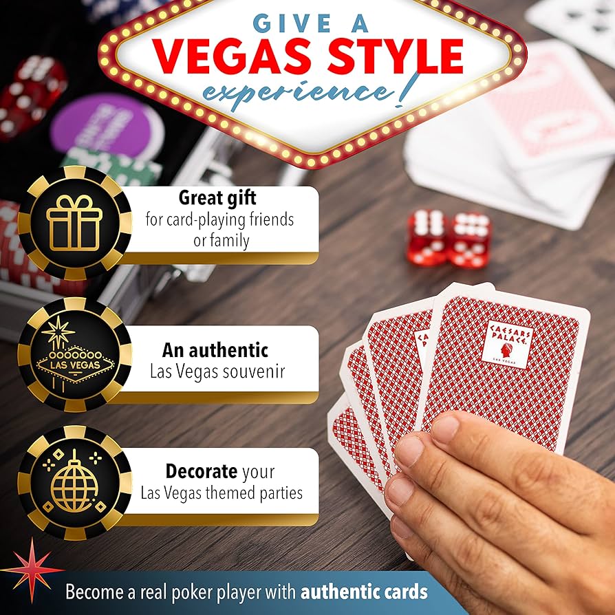 Amazon.com: Authentic Las Vegas Casino Cards - 8-Pack - Matte Finish - Corner Clipped - Assorted Casino Games - No Joker - Card Games, Poker - Genuine Decks from Nevada Casinos : Toys & Games