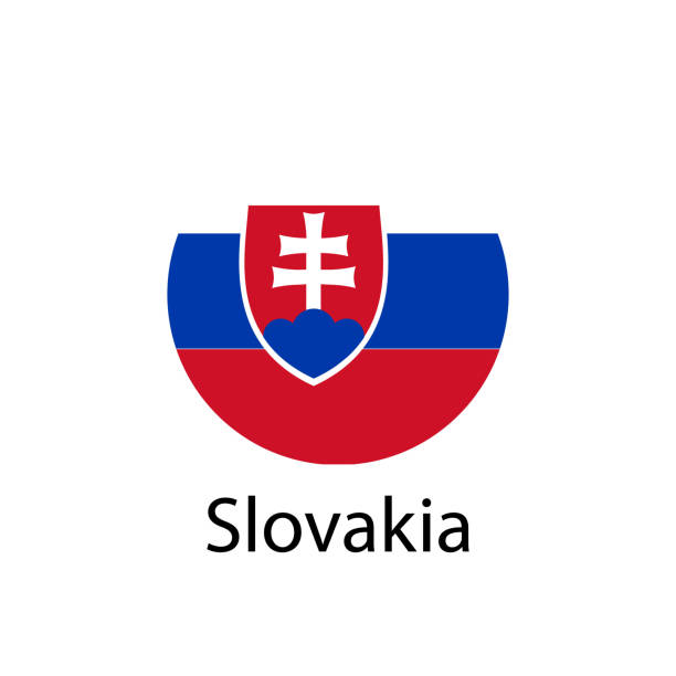 Flag of Slovakia Flag of Slovakia ликвидации предприятий банкротство stock illustrations