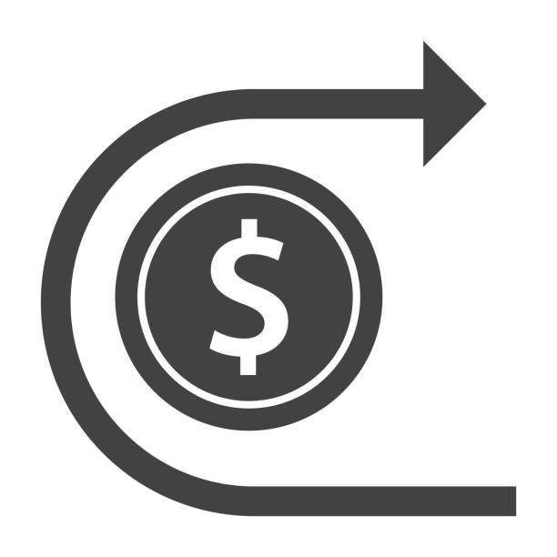 Chargeback and Refund Icon Revert money transaction, chargeback, refund vector icon трюфели разград stock illustrations