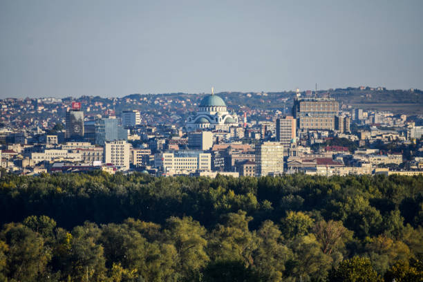 Zemun - Belgrade View Of Belgrade From Zemun ликвидация банкротства stock pictures, royalty-free photos & images