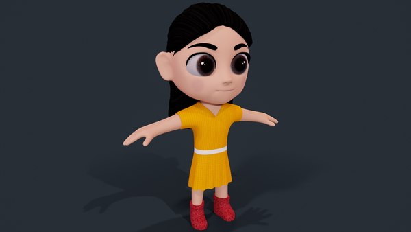 3D model Girl