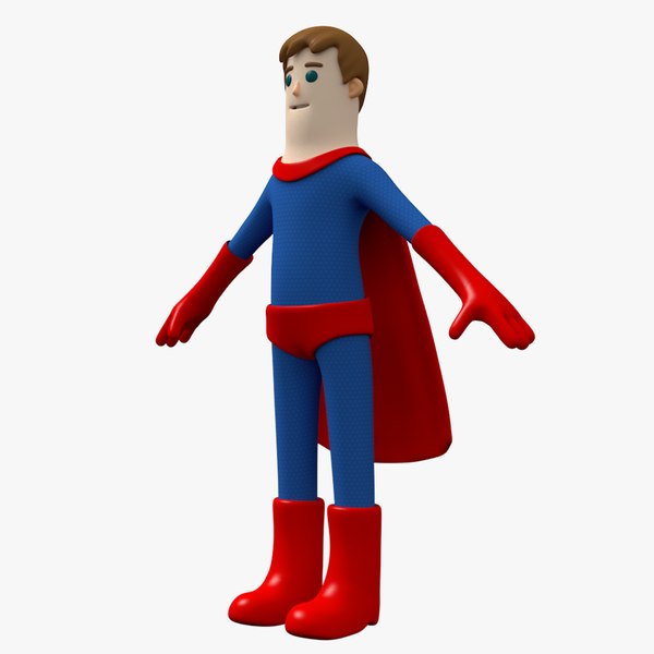 3D hero boy